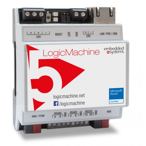 LM5p2-PMC: LogicMachine5 Power Choke with KNX TP1