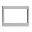 ENVISION10F_S: Silver anodized aluminum frame for Envision Touch 10" frontview