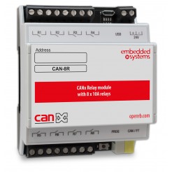 CAN-R8: CANx 8x 10A Relays