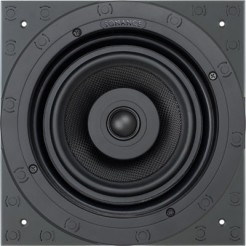Medium Square speaker VP62R + VP6SQ adapter with grille