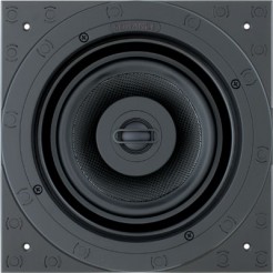 Medium Square speaker VP64R + VP6SQ adapter with grille