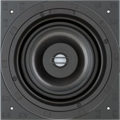Medium Square speaker VP68R + VP6SQ adapter with grille