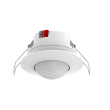 DM KNT 001: Flush ceiling mounting PIR movement detector with TP-KNX BUS input for lighting control
