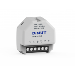 RE K5X 010: 1-channel KNX RF S-Mode wireless Dimming actuator for 1/10VDC Drivers or Ballasts, with LED or Fluorescence lighting
