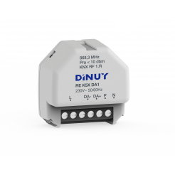 RE K5X DA1: 1-channel KNX RF S-Mode wireless Dimming actuator for DALI Drivers or Ballasts, with LED or Fluorescence lighting