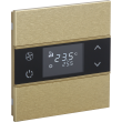 Rosa 1 fold gold thermostat and switch (Status - No Icon)