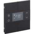 Rosa 2 fold anthracite thermostat and switch (Status - No Icon)