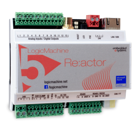 LM5Cp2-RIO2: LogicMachine5 Reactor IO V2 Power CANx s CAN FT
