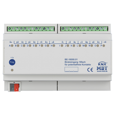 BE-16000.01: Binary Input 16-fold, Contact Inputs