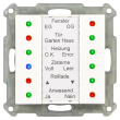 SCN-LED55.01: LED Indicator, 55mm, White glossy finish