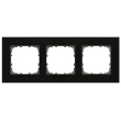 BE-GTR3S.01: Glass cover frame 3-fold, Black