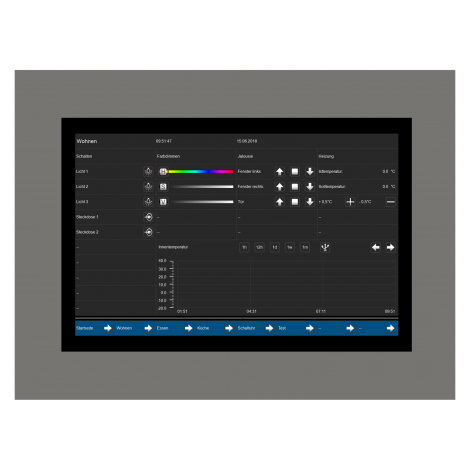 VC-1001.04: Touchpanel VisuControl, Size 10“ / 25,6cm