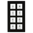 RF-GTT8S.01: KNX RF+ Glass Push Button Plus 8-fold with Actuator, Black