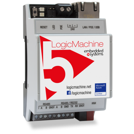 LM5Lp2: LogicMachine5 Lite Power with KNX TP1