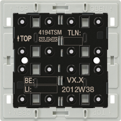 JUNG 4194TSM: Universal push-button module, 4-fold, with temperature measurement