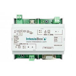 IBOX-KNX-LON-B: LonWorks to KNX Gateway 4000 points 128 devices