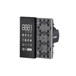 EK-EQ2-TP-__: Room temperature controller FF series EQ2, LCD display, humidity sensor, 2 rockers