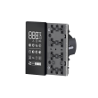 EK-EQ2-TP-__: Room temperature controller EQ2, LCD display, humidity sensor, 2 rockers