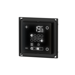 EK-E72-TP-__: Room temperature controller 71 series E72, LCD display, 4 capacitive pushbuttons