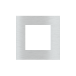 EK-PQP-GB_: ALUMINIUM Square plate 45 x 45 mm window